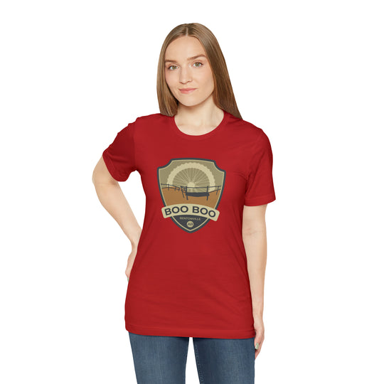 Boo Boo- Bentonville, Arkansas Unisex Jersey Short Sleeve Tee - Gift for hikers