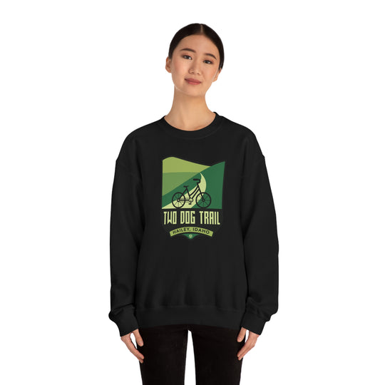 Two Dog Trail - Hailey, Idaho Unisex Heavy Blend Crewneck Sweatshirt