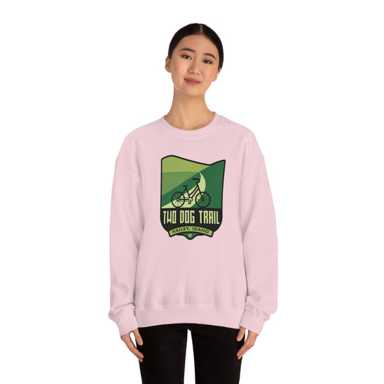 Two Dog Trail - Hailey, Idaho Unisex Heavy Blend Crewneck Sweatshirt