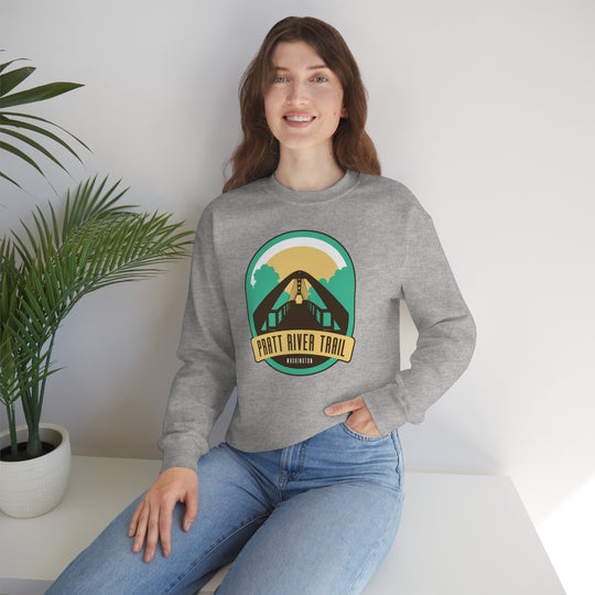 Pratt River Trail - Washington Unisex Heavy Blend Crewneck Sweatshirt