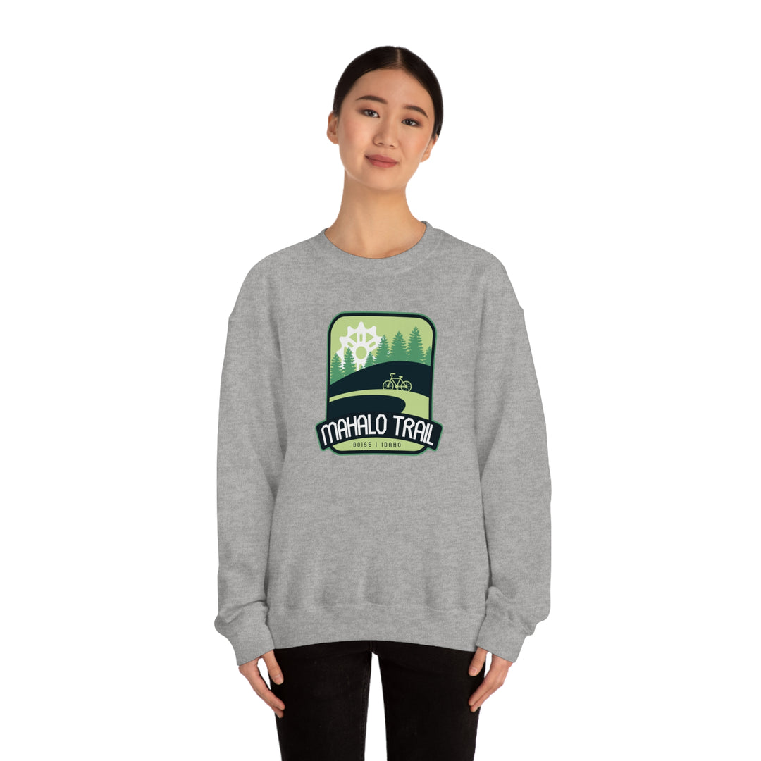 Mahalo Trail - Boise, Idaho Unisex Heavy Blend Crewneck Sweatshirt