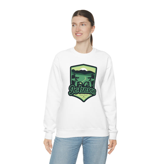 Johnson Pass Trail - Alaska Unisex Heavy Blend Crewneck Sweatshirt