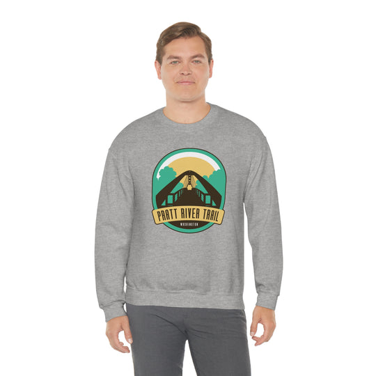 Pratt River Trail - Washington Unisex Heavy Blend Crewneck Sweatshirt