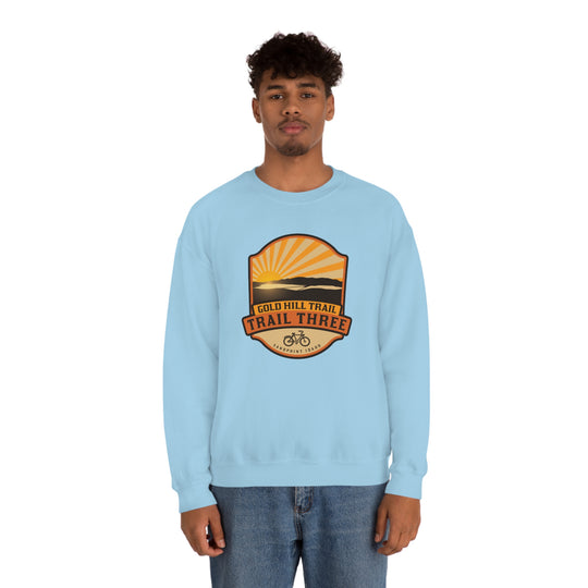 Gold Hill Trail (Trail 3) - Sandpoint, Idaho Unisex Heavy Blend Crewneck Sweatshirt