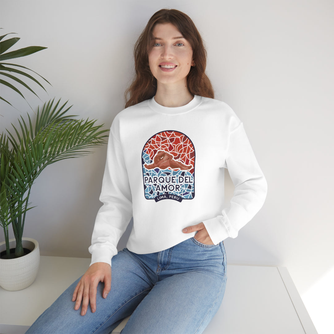 Parque del Amor - Lima, Peru Unisex Heavy Blend Crewneck Sweatshirt