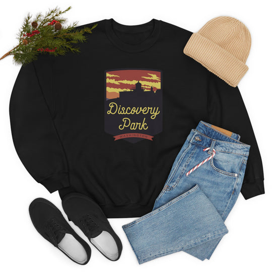 Discovery Park - Washington Unisex Heavy Blend Crewneck Sweatshirt