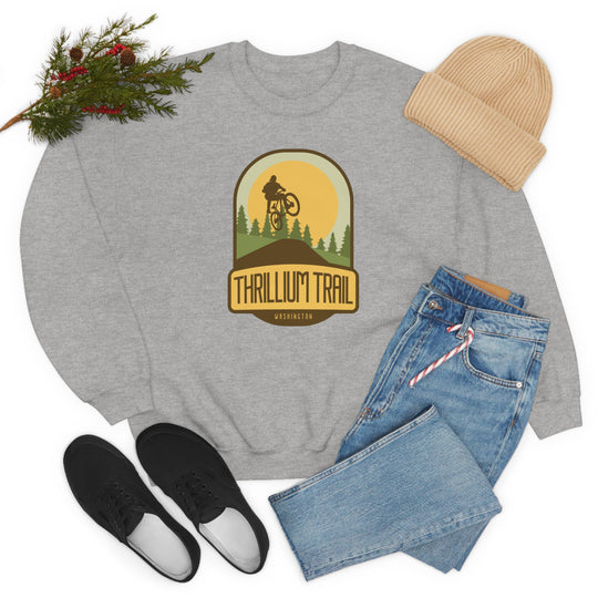 Thrillium Trail - Washington Unisex Heavy Blend Crewneck Sweatshirt