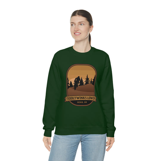 Tiddlywinks Lower - Bend, Oregon Unisex Heavy Blend Crewneck Sweatshirt