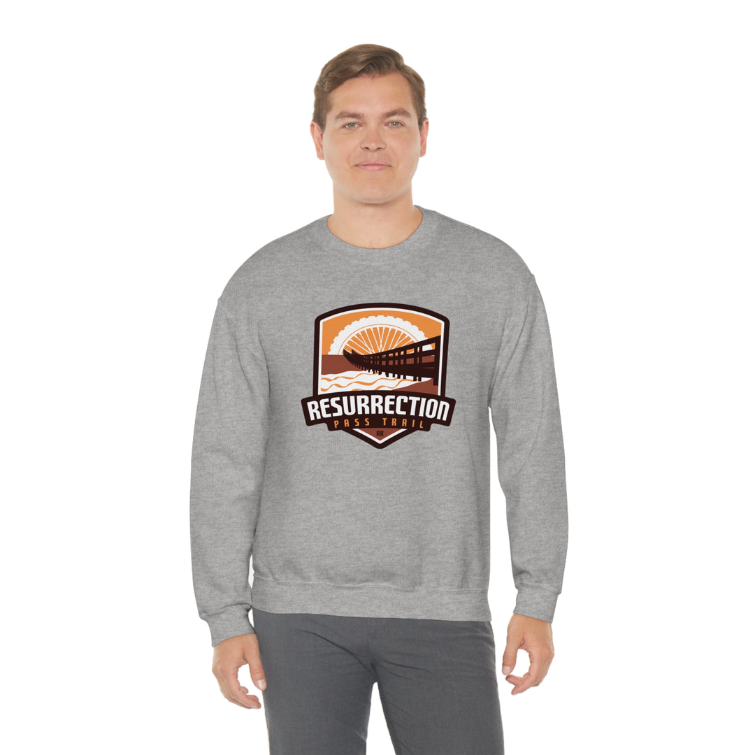 Resurrection Pass Trail - Alaska Unisex Heavy Blend Crewneck Sweatshirt