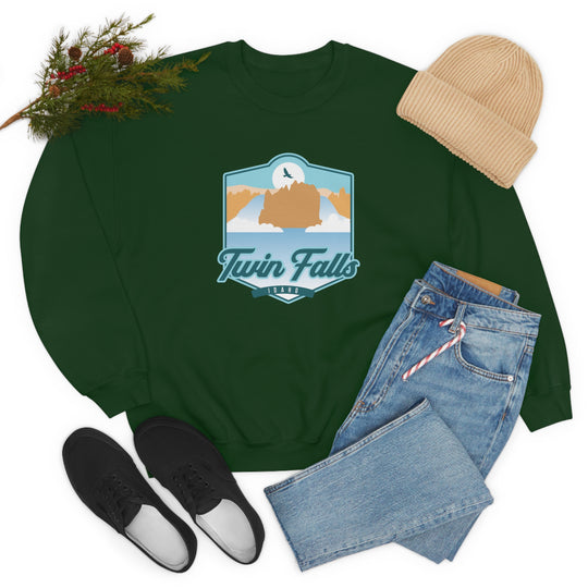 Twin Falls - Idaho Unisex Heavy Blend Crewneck Sweatshirt