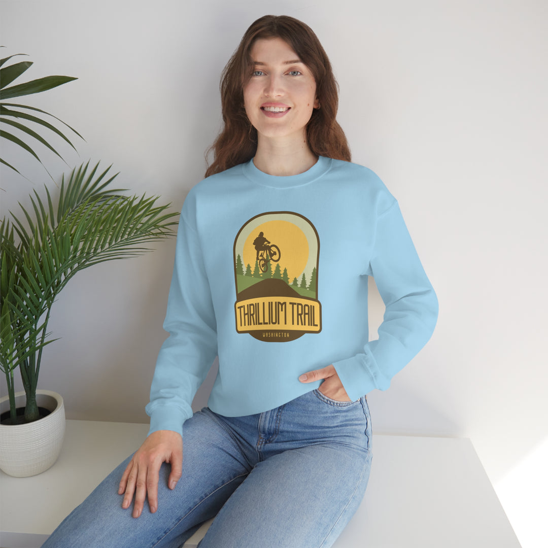 Thrillium Trail - Washington Unisex Heavy Blend Crewneck Sweatshirt