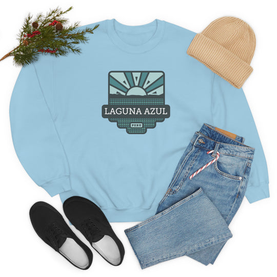 Laguna Azul - Peru Unisex Heavy Blend Crewneck Sweatshirt