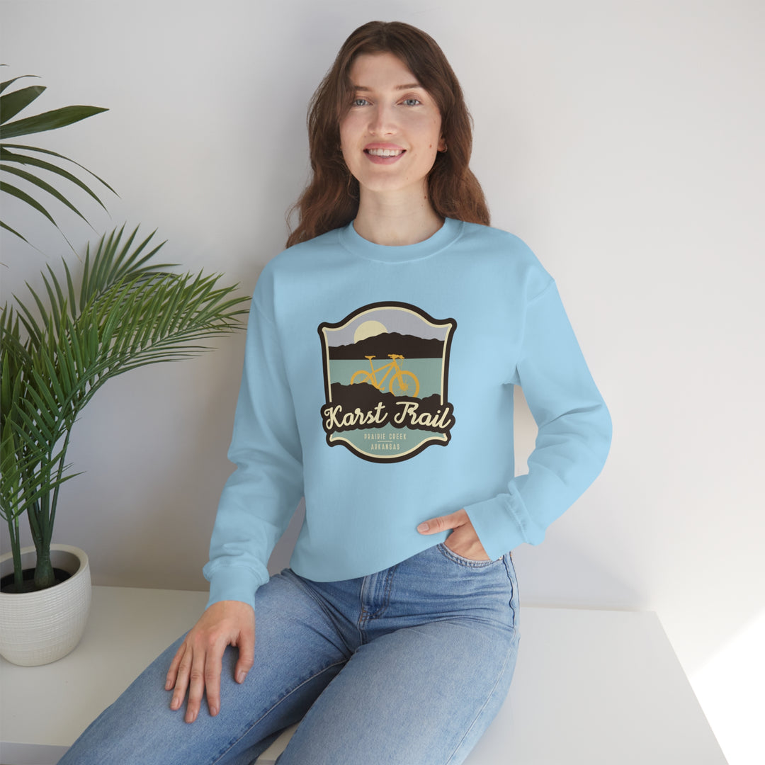 Karst Trail - Prairie Creek, Arkansas Unisex Heavy Blend Crewneck Sweatshirt