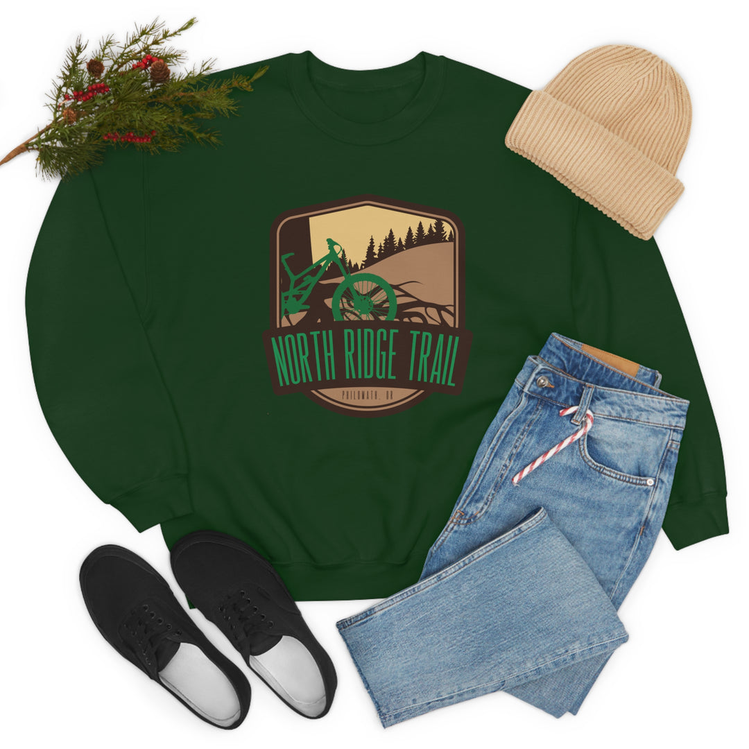 North Ridge Trail - Philomath, Oregon Unisex Heavy Blend Crewneck Sweatshirt