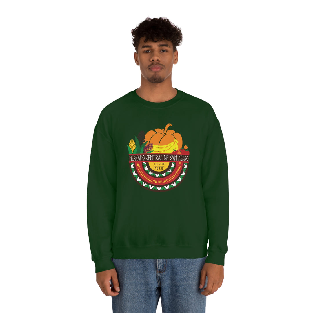 Mercado Central de San Pedro - Cusco, Peru Unisex Heavy Blend Crewneck Sweatshirt