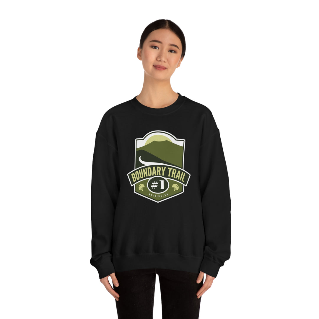 Boundary Trail #1 - Washington Unisex Heavy Blend Crewneck Sweatshirt