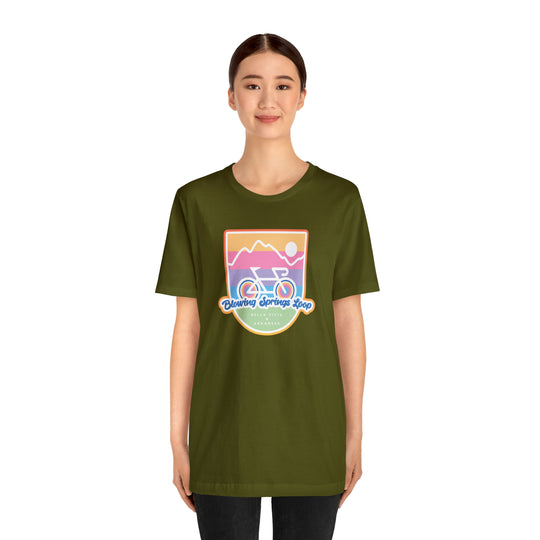 Blowing Springs Loop - Bella Vista, Arkansas Unisex Jersey Short Sleeve Tee - Gift for hikers