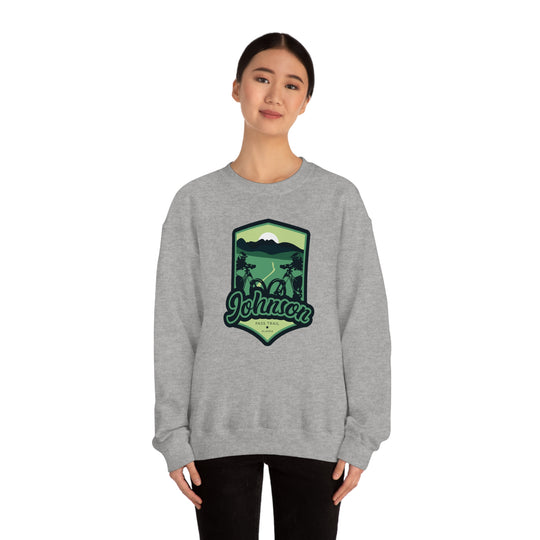 Johnson Pass Trail - Alaska Unisex Heavy Blend Crewneck Sweatshirt