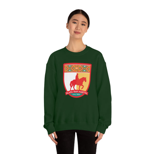 Plaza San Martín - Lima, Peru Unisex Heavy Blend Crewneck Sweatshirt