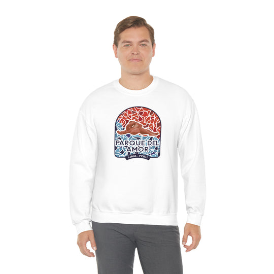 Parque del Amor - Lima, Peru Unisex Heavy Blend Crewneck Sweatshirt