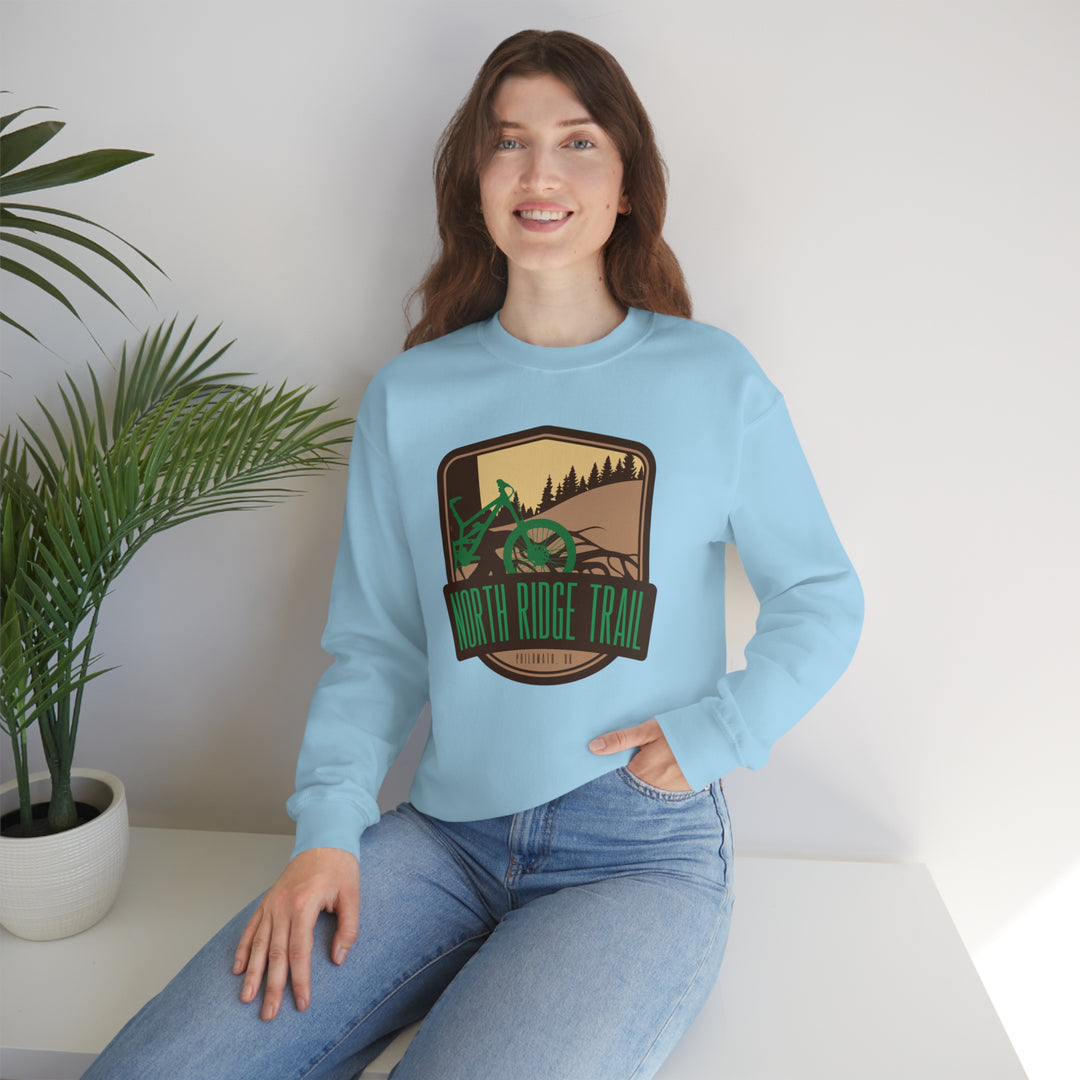 North Ridge Trail - Philomath, Oregon Unisex Heavy Blend Crewneck Sweatshirt