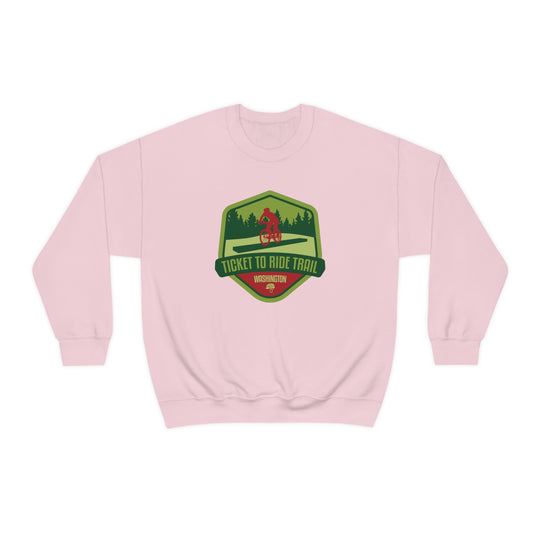 Ticket to Ride Trail - Washington State Unisex Heavy Blend Crewneck Sweatshirt