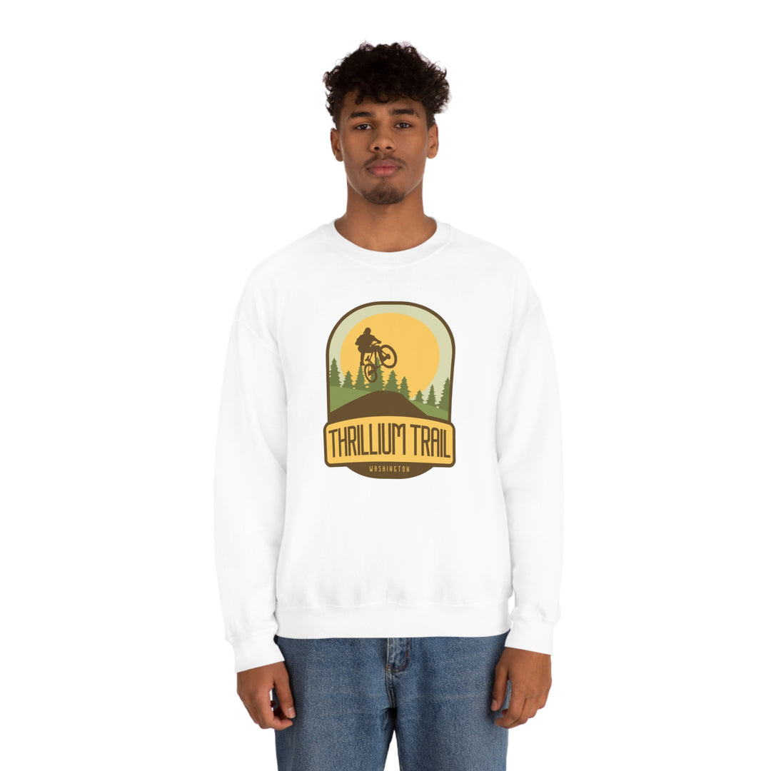 Thrillium Trail - Washington Unisex Heavy Blend Crewneck Sweatshirt