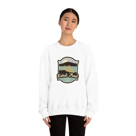 Karst Trail - Prairie Creek, Arkansas Unisex Heavy Blend Crewneck Sweatshirt