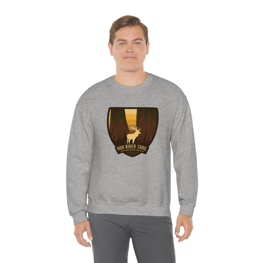 Hoh River Trail - Washington Unisex Heavy Blend Crewneck Sweatshirt