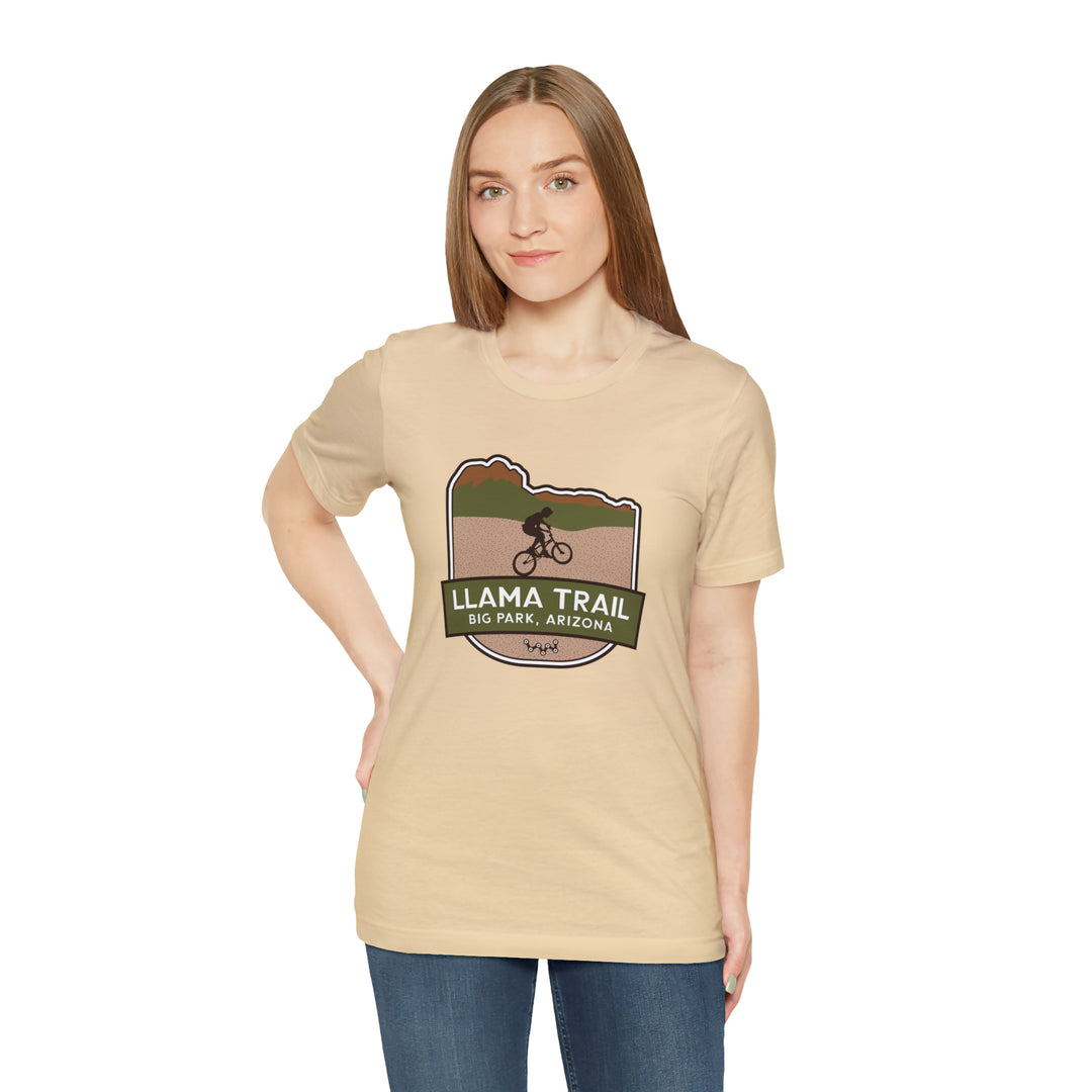 Llama Trail - Big Park, Arizona Unisex T-Shirt