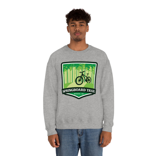 Springboard Trail - Monroe, Oregon Unisex Heavy Blend Crewneck Sweatshirt