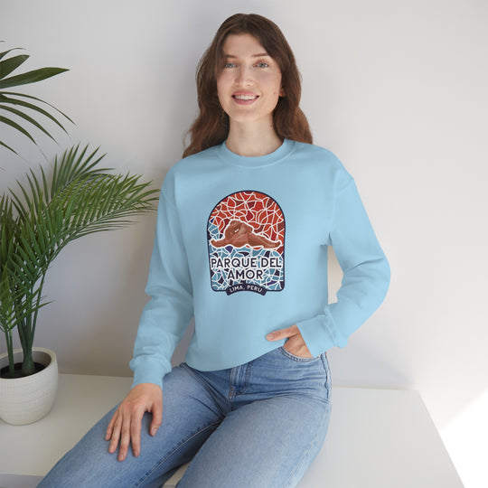 Parque del Amor - Lima, Peru Unisex Heavy Blend Crewneck Sweatshirt