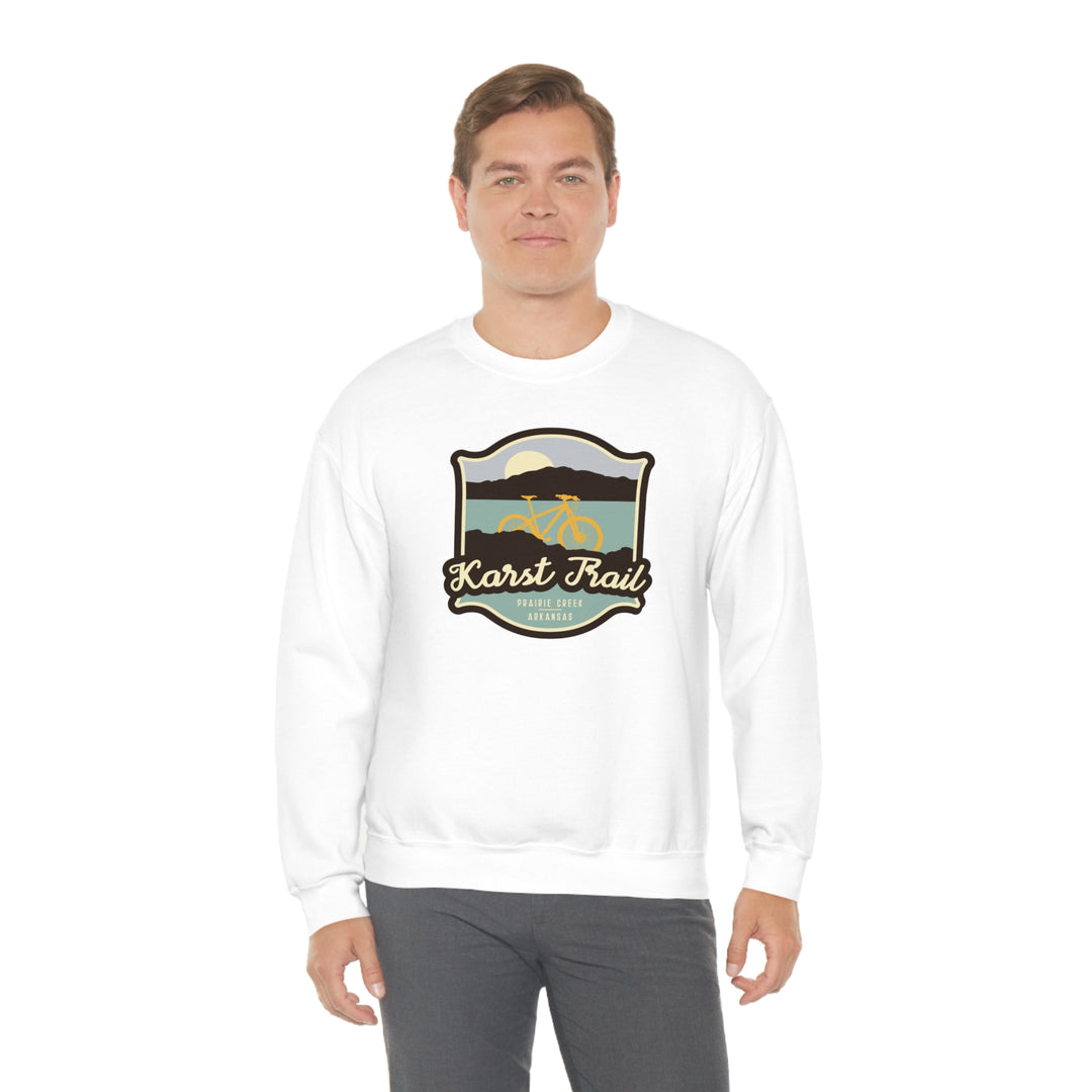 Karst Trail - Prairie Creek, Arkansas Unisex Heavy Blend Crewneck Sweatshirt