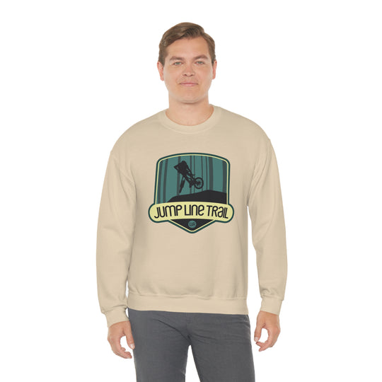 Jump Line Trail - Washington Unisex Heavy Blend Crewneck Sweatshirt