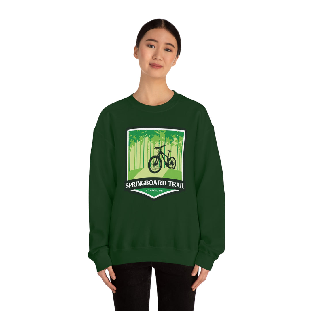 Springboard Trail - Monroe, Oregon Unisex Heavy Blend Crewneck Sweatshirt