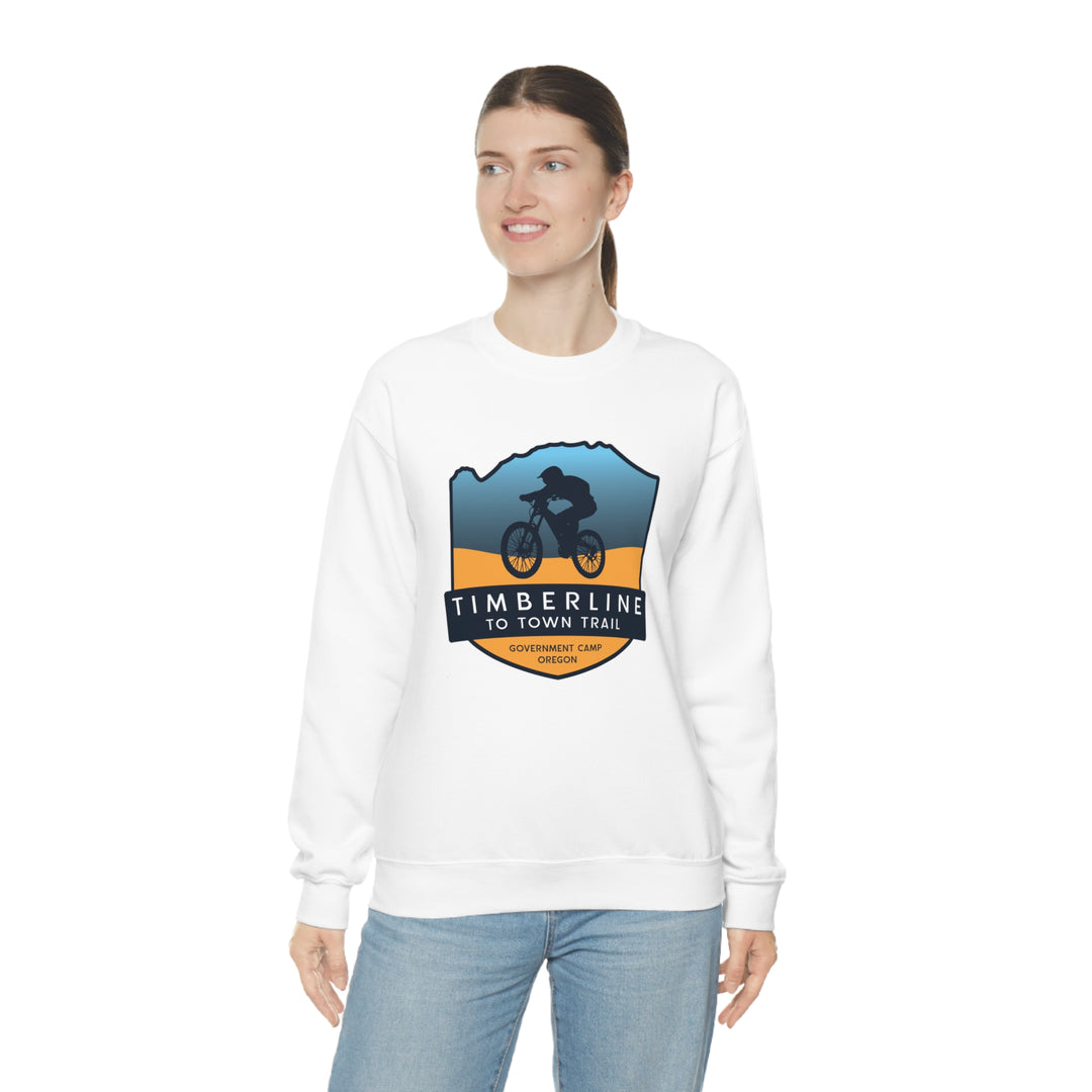 Timberline to Town Trail - Government Camp, Oregon Unisex Heavy Blend Crewneck Sweatshirt