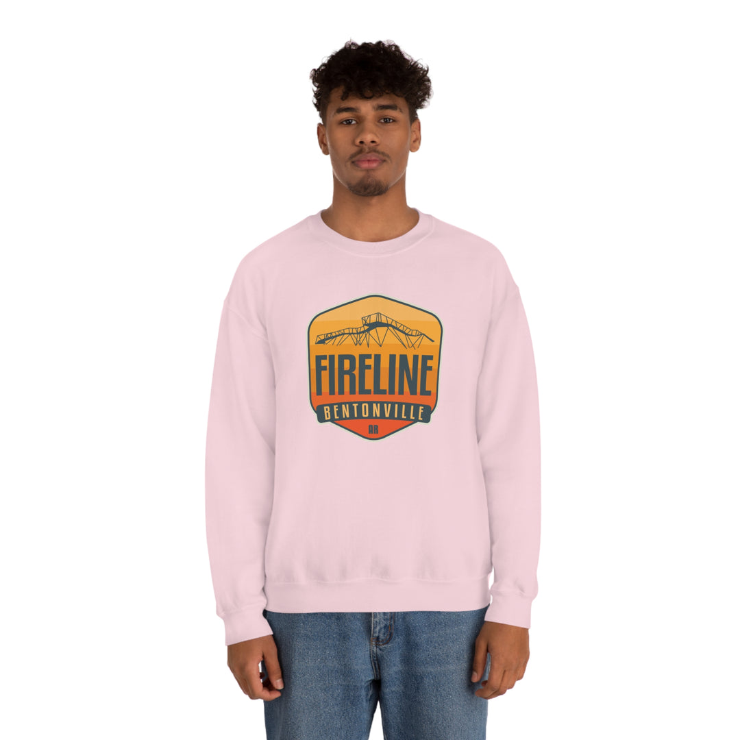 Fireline - Bentonville, Arkansas Unisex Heavy Blend Crewneck Sweatshirt