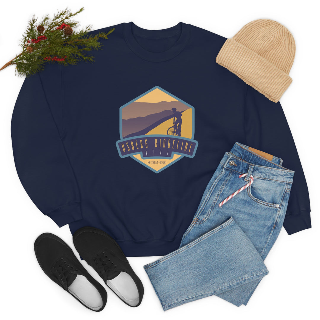 Osberg Ridgeline #147 - Ketchum, Idaho Unisex Heavy Blend Crewneck Sweatshirt