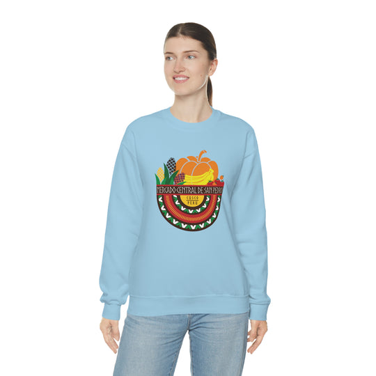 Mercado Central de San Pedro - Cusco, Peru Unisex Heavy Blend Crewneck Sweatshirt