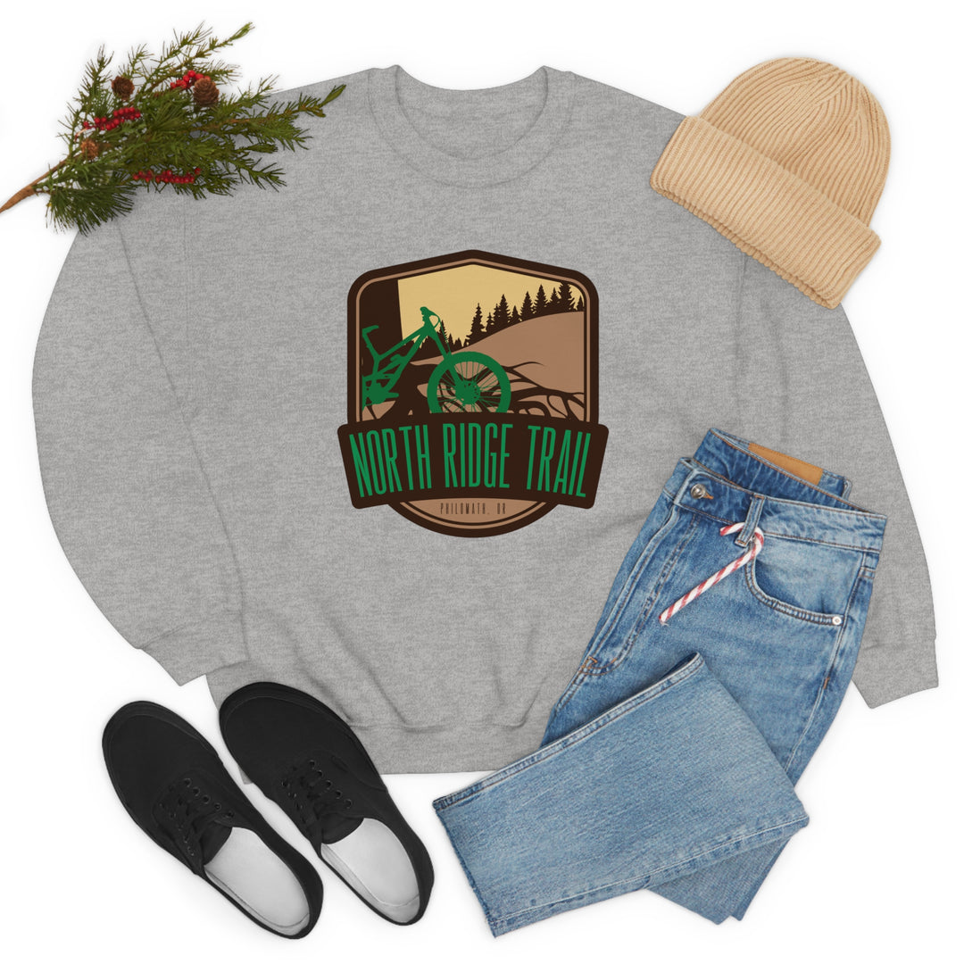 North Ridge Trail - Philomath, Oregon Unisex Heavy Blend Crewneck Sweatshirt