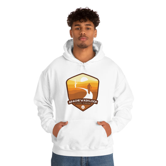 Apache Wash Loop - Cave Creek, Arizona Hooded Sweatshirt