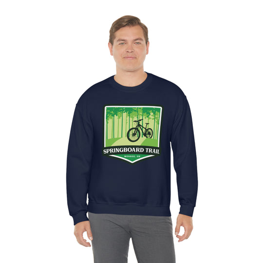 Springboard Trail - Monroe, Oregon Unisex Heavy Blend Crewneck Sweatshirt