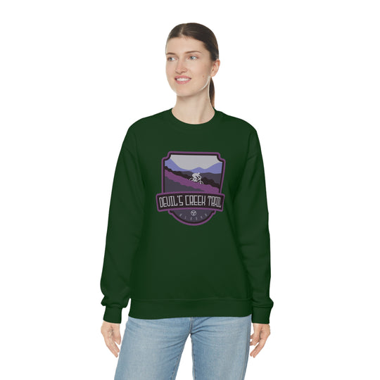 Devil's Creek Trail - Alaska Unisex Heavy Blend Crewneck Sweatshirt