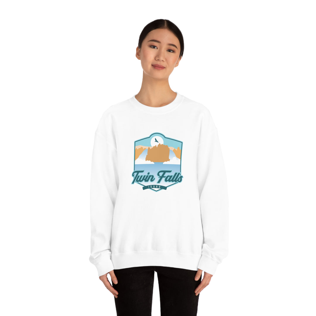 Twin Falls - Idaho Unisex Heavy Blend Crewneck Sweatshirt