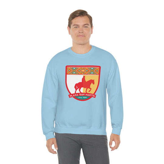 Plaza San Martín - Lima, Peru Unisex Heavy Blend Crewneck Sweatshirt