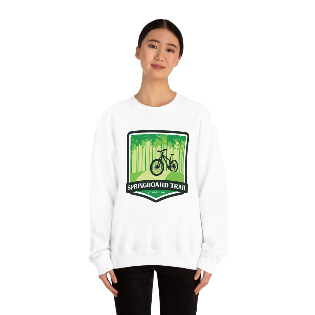 Springboard Trail - Monroe, Oregon Unisex Heavy Blend Crewneck Sweatshirt