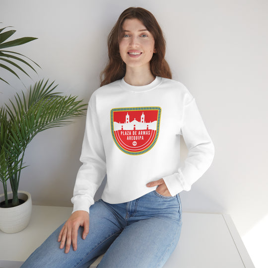 Plaza de Armas Arequipa - Peru Unisex Heavy Blend Crewneck Sweatshirt