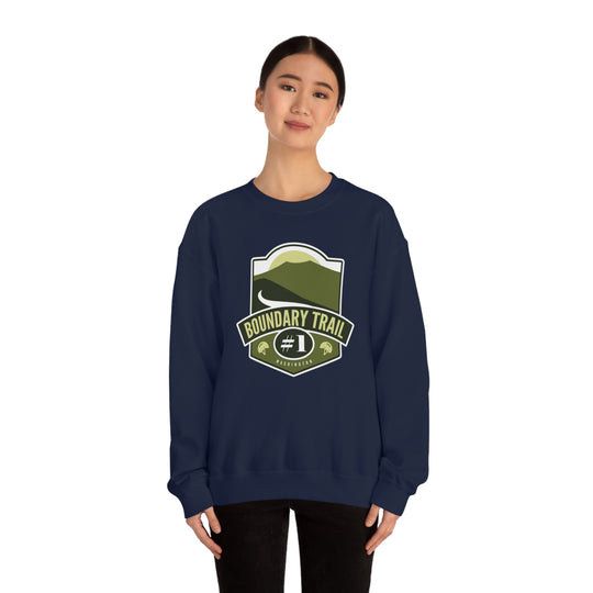 Boundary Trail #1 - Washington Unisex Heavy Blend Crewneck Sweatshirt