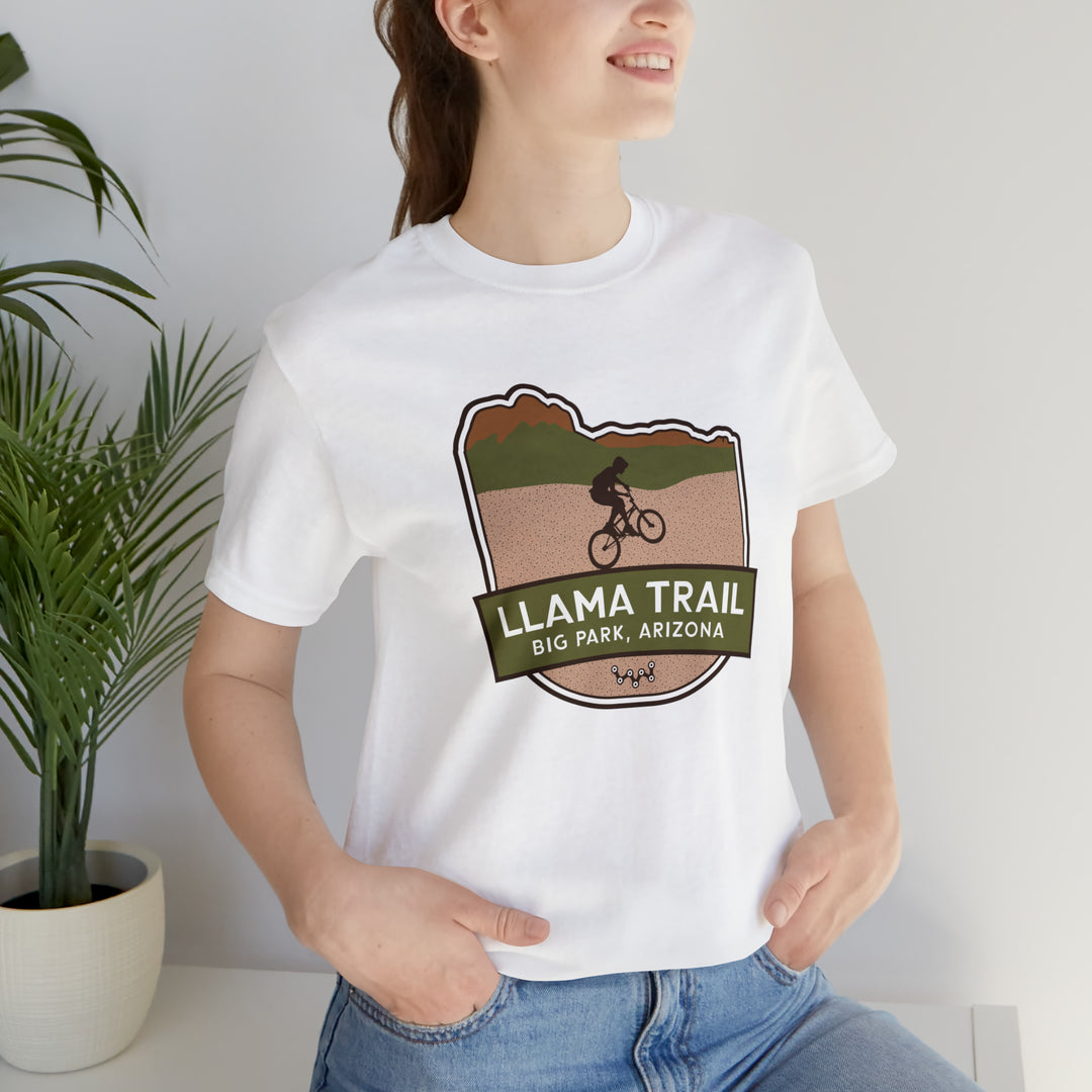 Llama Trail - Big Park, Arizona Unisex T-Shirt