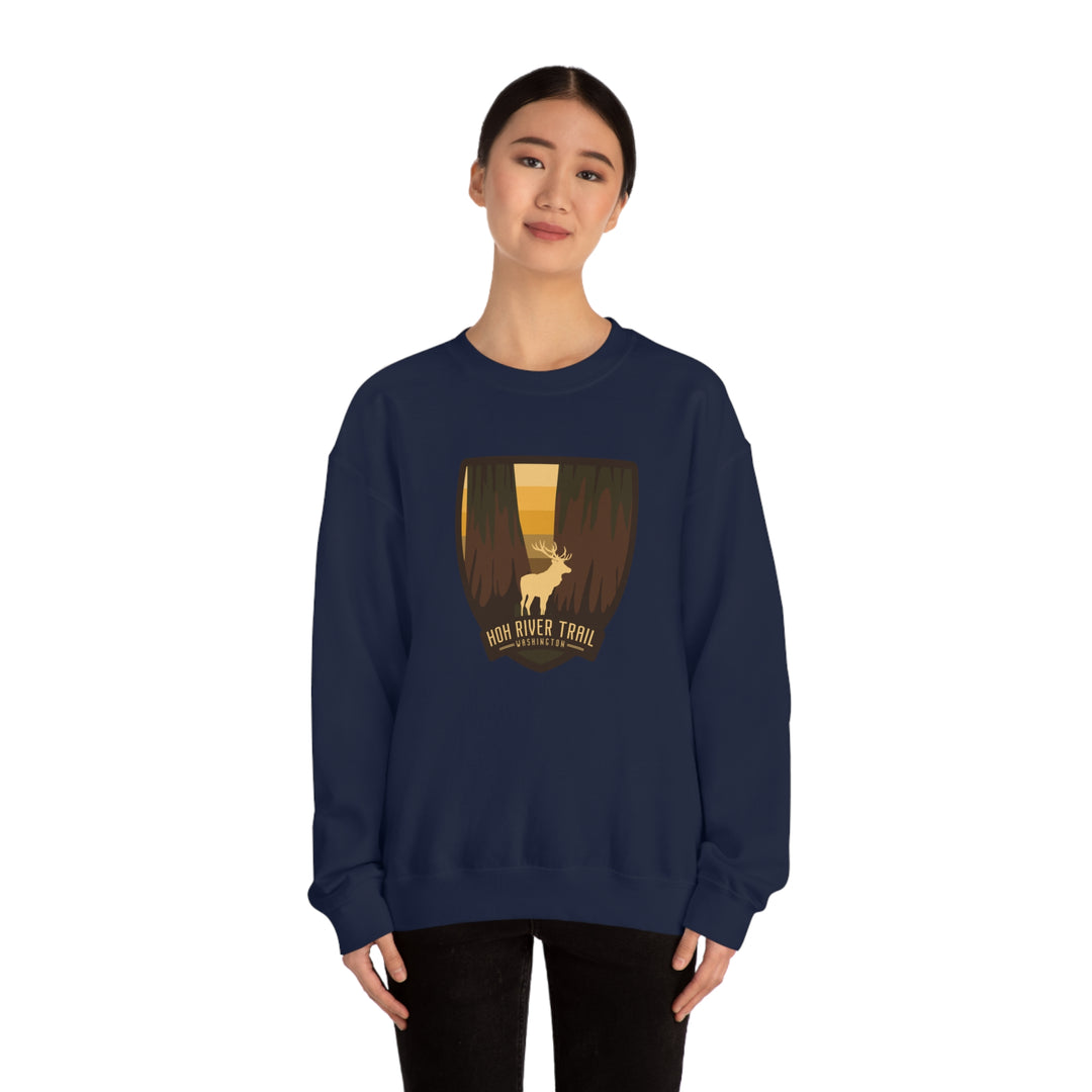 Hoh River Trail - Washington Unisex Heavy Blend Crewneck Sweatshirt